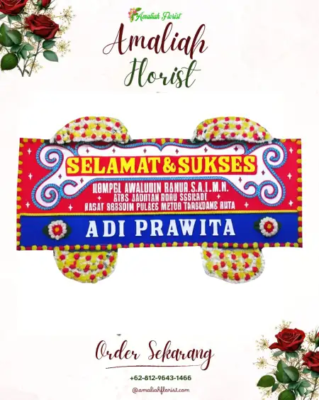 Papan Bunga Ucapan Selamat Setrorejo